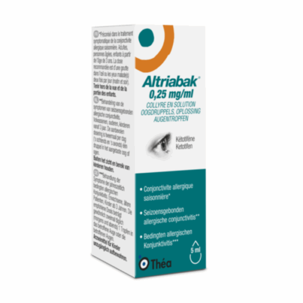 Altriabak 0,25mg/ml Oogdruppels - 5ml