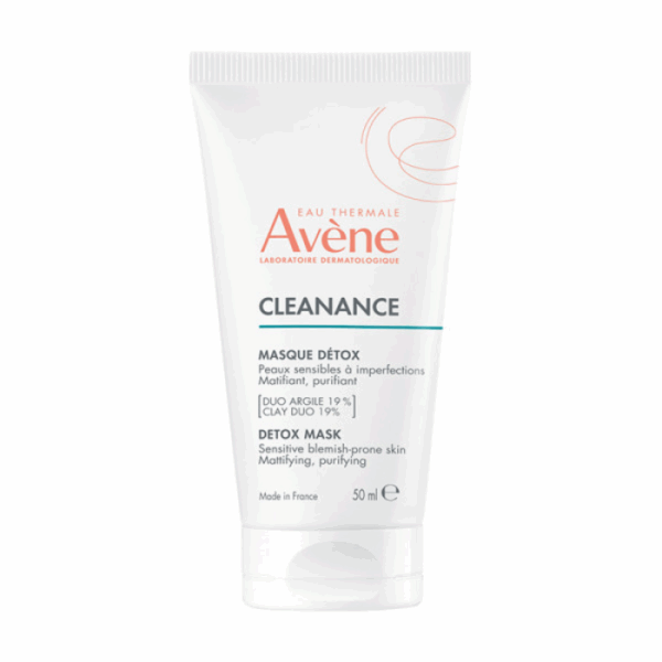 Avène Cleanance Detox Masker Zuivert & matteerd, Vette huid, Onzuiverheden 50ml