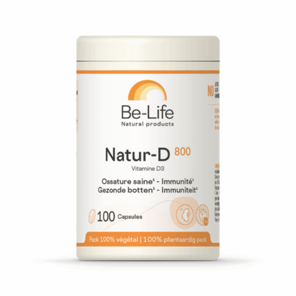 Be-Life Natur-D 800 - 100 Capsules