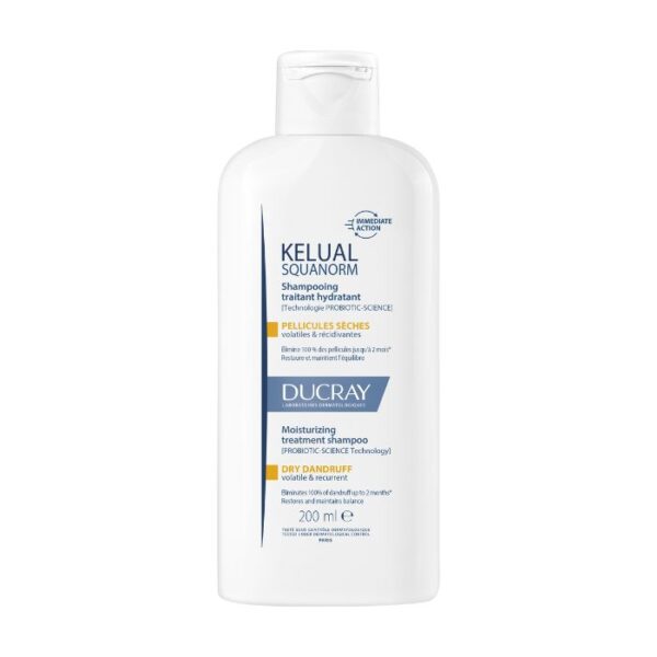 Ducray Kelual Squanorm Shampoo Droge Schilfers - 200ml