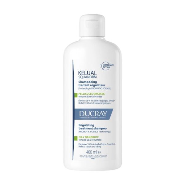 Ducray Kelual Squanorm Shampoo Vette Schilfers - 400ml