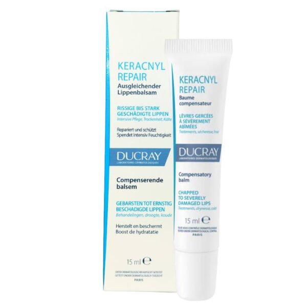 Ducray Keracnyl Repair Lipbalsem - 15ml