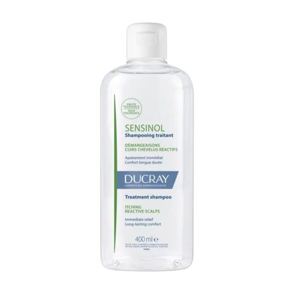 Ducray Sensinol Verzorgende Shampoo, Gevoelige jeukende hoofdhuid 400ml