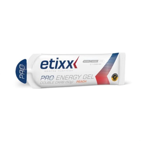 Etixx Double Carb Energy Gel Proline Peach - 1x60ml