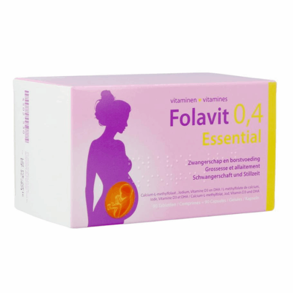 Folavit 0,4 Essential Vitamines 90 Tabletten + 90 Capsules
