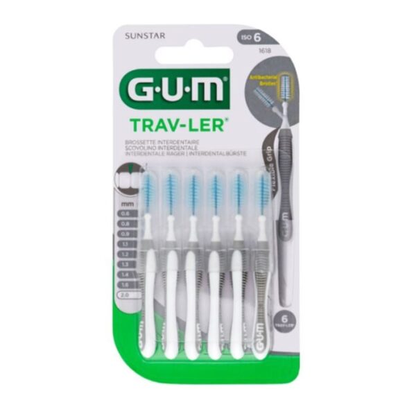 GUM Trav-Ler 2,0 mm 1618 - 6 Stuks
