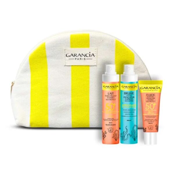 Garancia Tasje 3 Minis Zonneproducten Reisformaat Gezicht - 20ml + Lichaam - 50ml + Aprés Soleil - 50ml