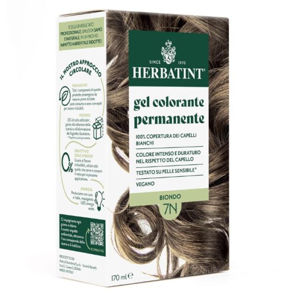 Herbatint Permanente Haarkleuring 7N Blond - 170ml