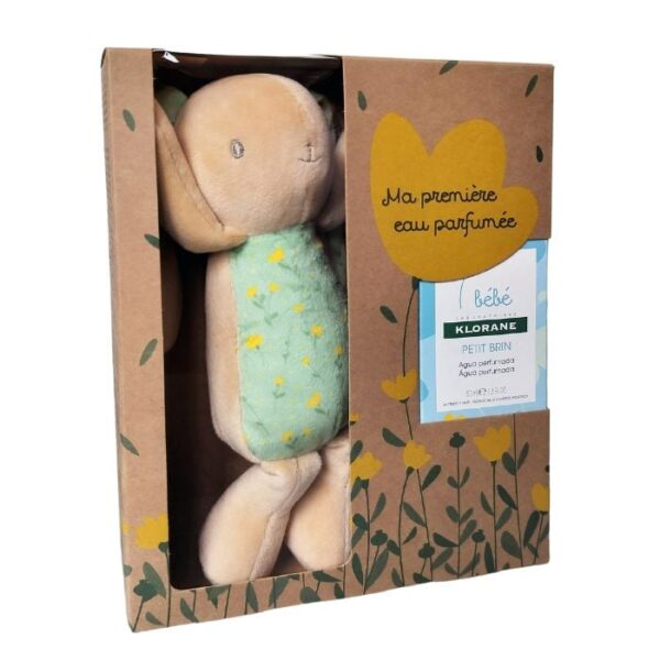 Klorane Bébé Geschenkset Geparfumeerd Water - 50 ml + Konijnknuffel