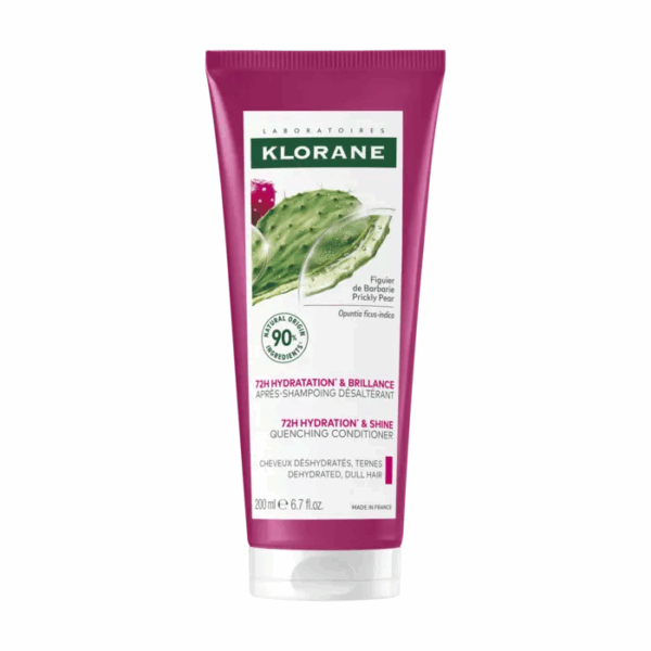 Klorane Cactusvijg Dorststellende Conditioner Hydratatie en glans, Dof haar 200ml