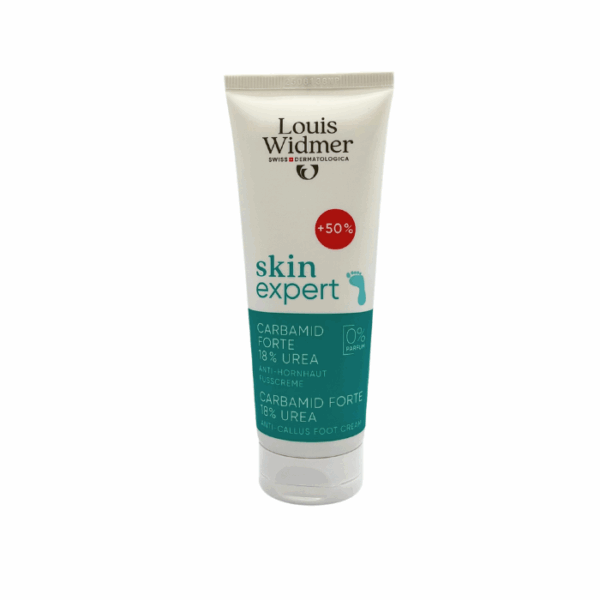 Louis Widmer Carbamide Forte 18% Ureau Voetcrème Tegen Eelt - 75ml - Promo +50% Gratis