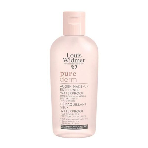 Louis Widmer Purederm Oogmake-up Reiniging Waterproof Zonder Parfum - 100ml