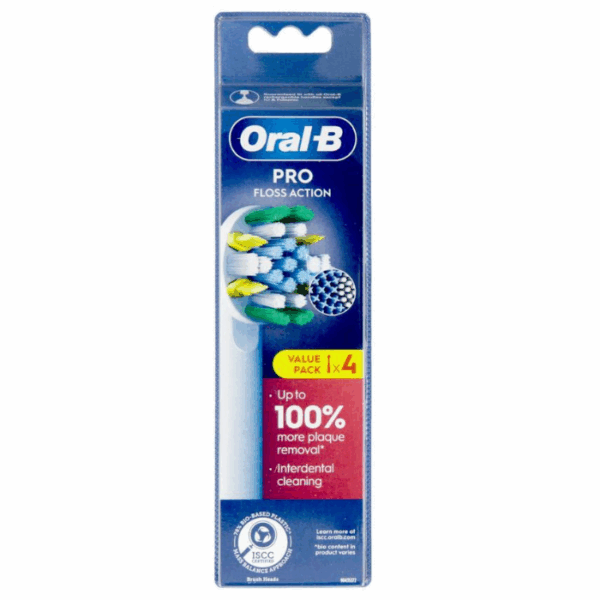 Oral-b Floss Action Opzetborstels Navulling - 4 Stuks