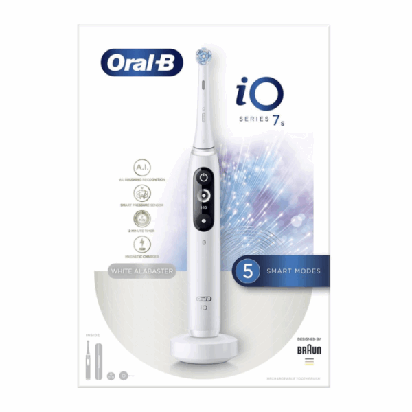 Oral-B Elektrische Tandenborstel iO7s - Wit - 1 Stuk