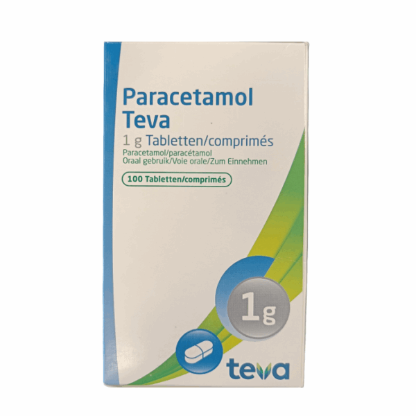 Paracetamol Teva 1g 100 Tabletten