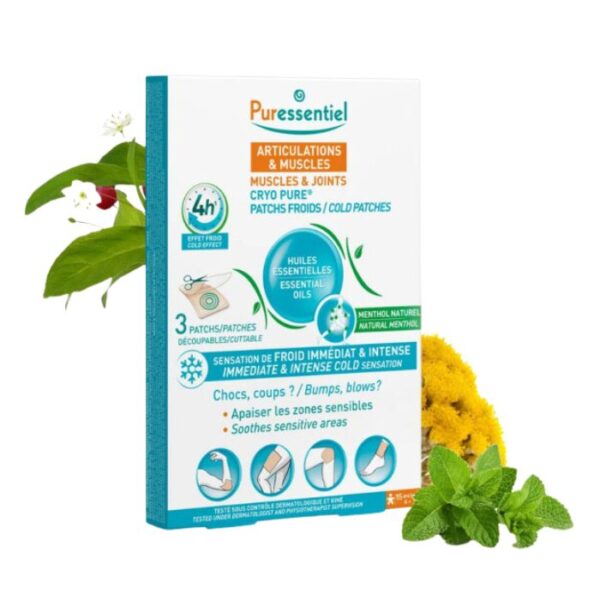 Puressentiel Spieren & Gewrichten Cryo Pure - 3 Koude Patches
