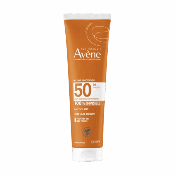 Avène Zon SPF 50 Melk 100% invisible Hoge zonnebescherming, Gevoelige huid 100ml