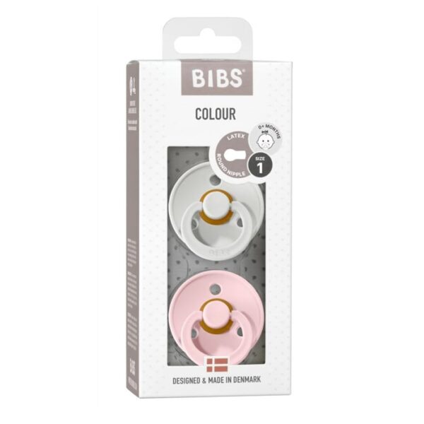 Bibs Fopspeen 0+M - Haze/Blossom - 2 Stuks