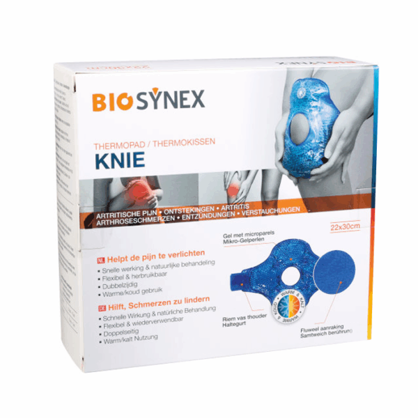 Biosynex Cold/Hot Pack Kussen Knie - 22x30cm - 1 Stuk