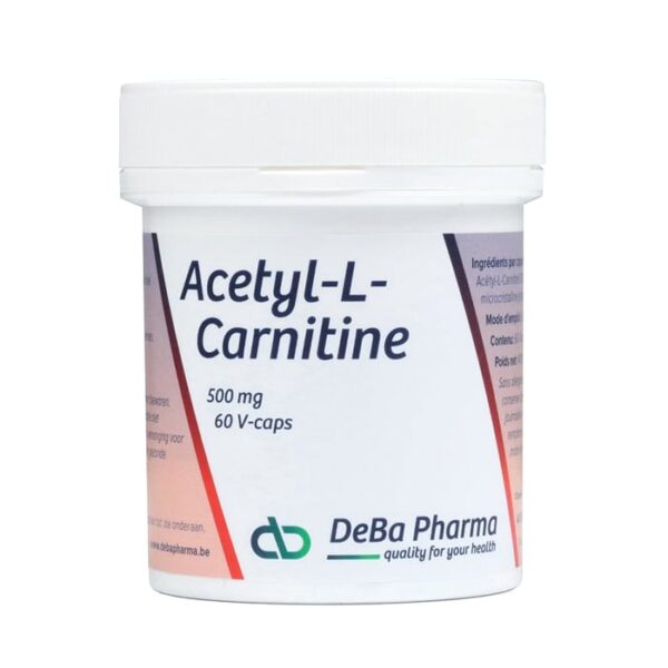 Deba Pharma Acetyl-L-Carnitine 500mg 60 Capsules