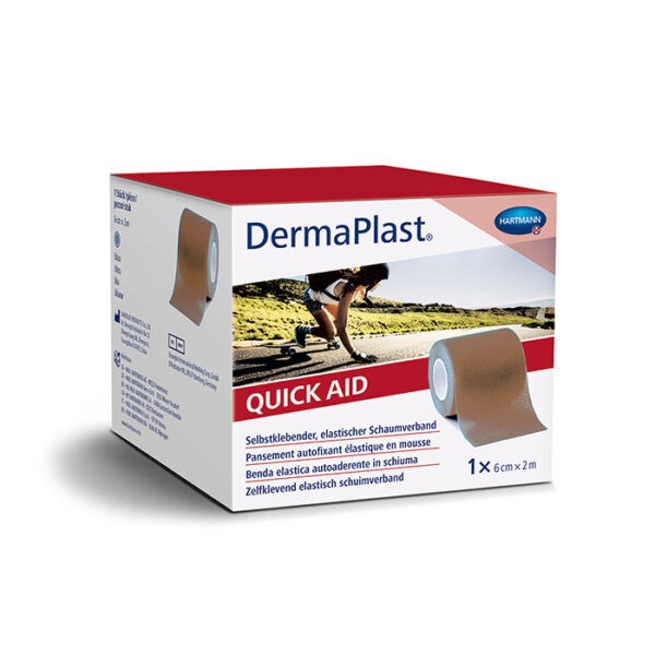 Dermaplast Quick Aid Schuimverband Nude 6cmx2m 1 Rol