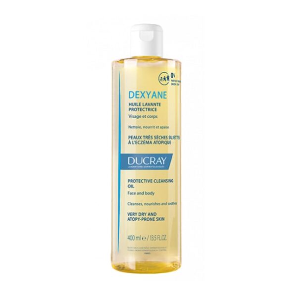 Ducray Dexyane Beschermende Doucheolie, Zeer droge huid met neiging tot eczeem 400ml