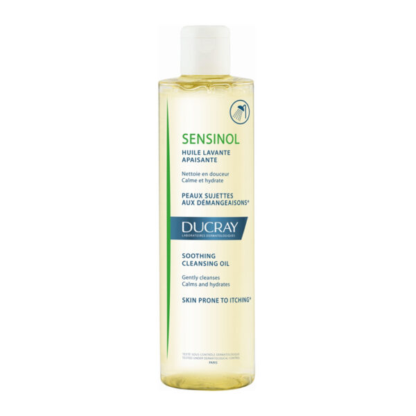 Ducray Sensinol Reinigingsolie, huid die vatbaar is voor jeuk 400ml