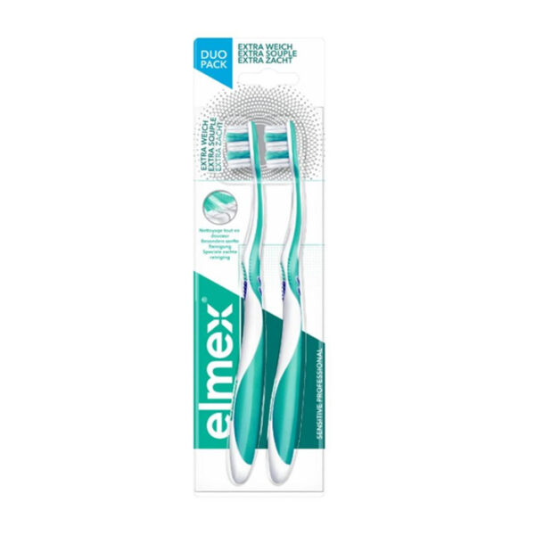 Elmex Sensitive Pro Extra Zachte Tandenborstel 2 Stuks