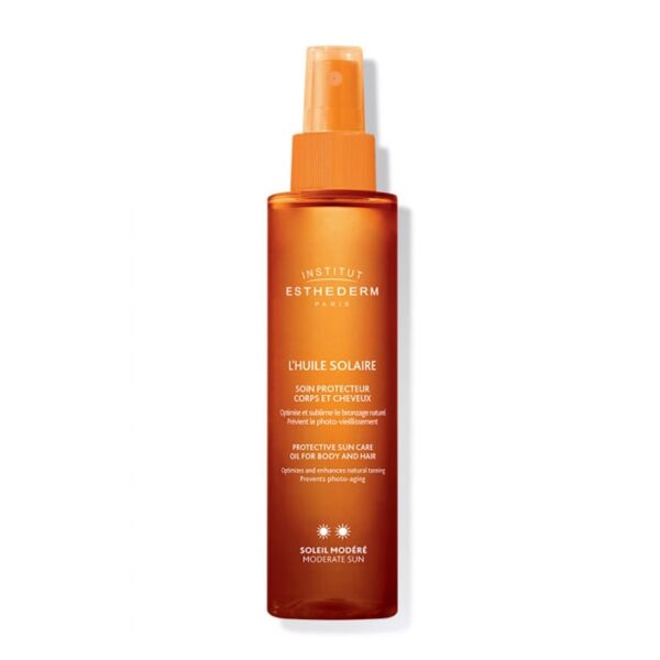 Esthederm Beschermende Zonneolie Lichaam & Haar - Gematigde Zon - 150ml
