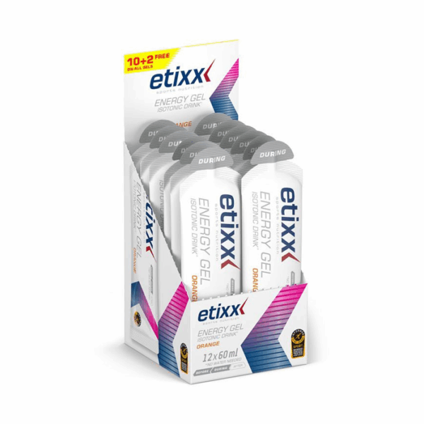 Etixx Isotonic Drink Energy Gel - Sinaasappel - 12x60ml