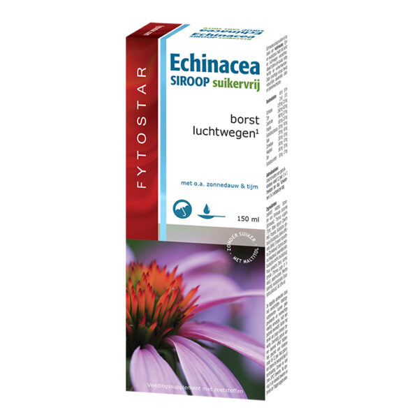 Fytostar Echinacea Suikervrije Siroop Borst/ Luchtwegen 150ml