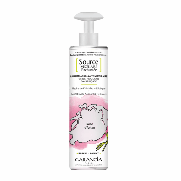 Garancia Micellair Reinigingswater Rose d'Antan Gelaat/Ogen/Lippen 400ml