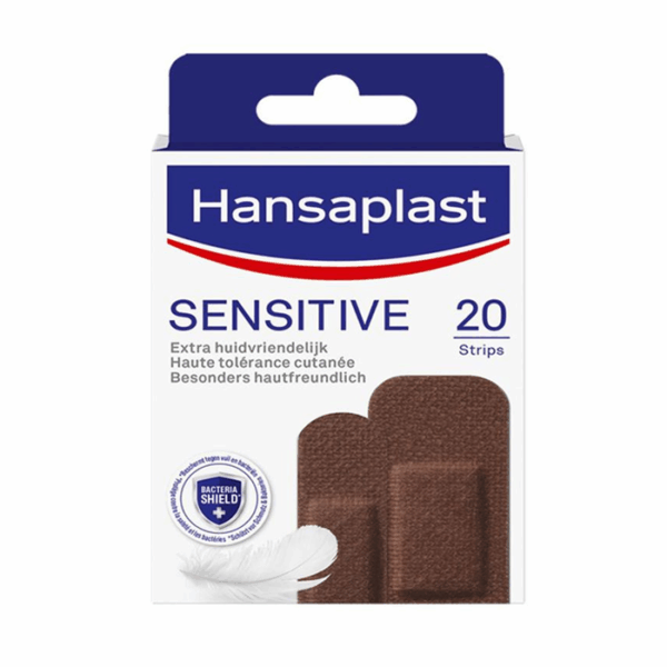 Hansaplast Sensitive Pleisters - Dark - 20 Strips