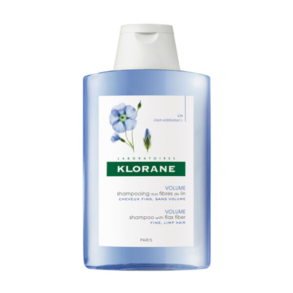 Klorane BIO Vlas Volumeshampoo, Omhult & geeft volume, Fijn haar 200ml