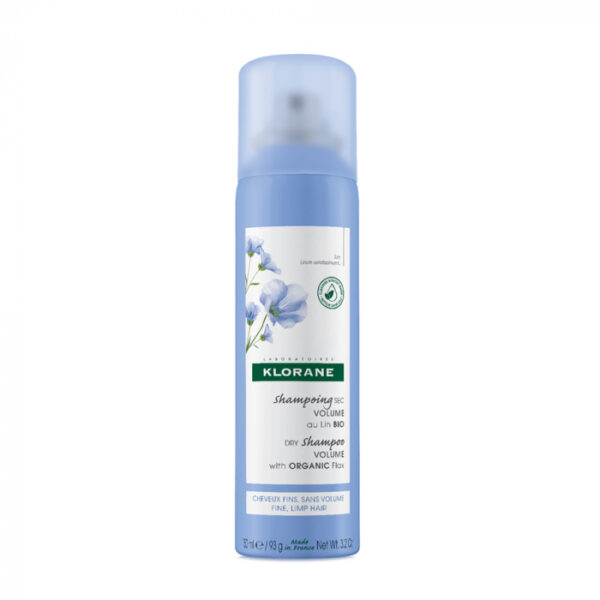 Klorane Bio Vlas VolumeDroogshampoo, Fijn haar 150ml