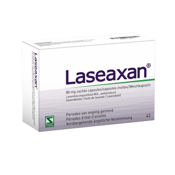 Laseaxan Angstig Gemoed 80mg 42 Capsules