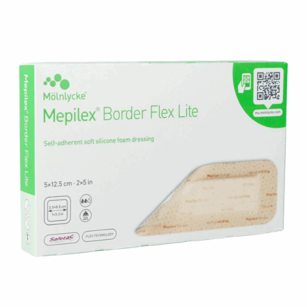 Mepilex Border Flex Lite 5cmx12,5cm 5 581100 - 5 Stuks