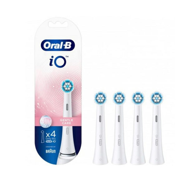 Oral-B iO Gentle Care Opzetborstels - Wit - 4 Stuks