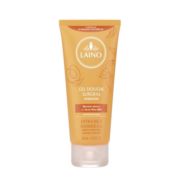 Laino Overvette Hydraterende Douchegel Aloë Vera/ Abrikoos 200ml