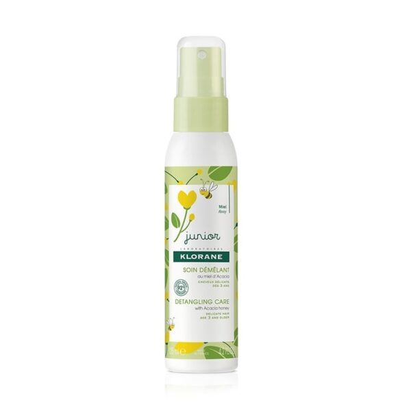 Klorane Junior Acaciahoning Ontwarrende Verzorging Zonder Spoelen, vanaf 3 jaar 125ml