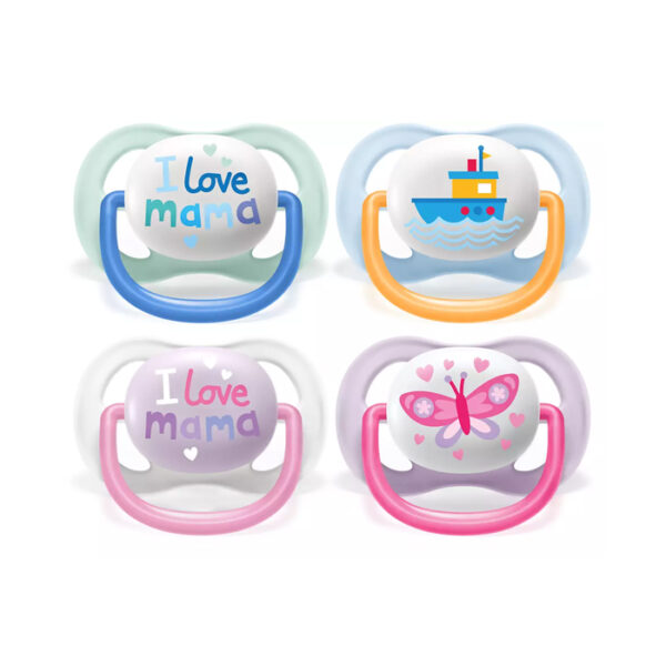 Philips Avent Ultra Air Happy Fopspeen - 0-6M - 2 Stuks