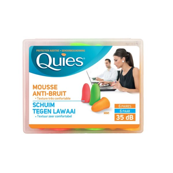 Quies Gehoorbescherming Schuim 6 Paar