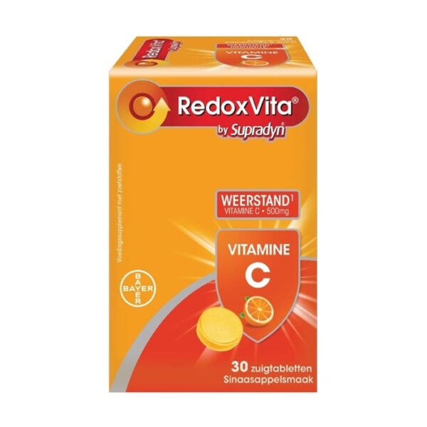 RedoxVita Vitamine C 500mg Sinaas 30 Zuigtabletten