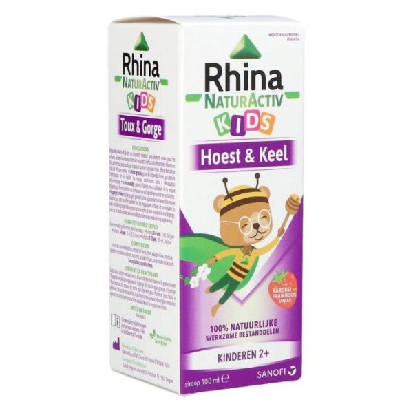 Rhina NaturActiv Kids Hoest Siroop 100ml