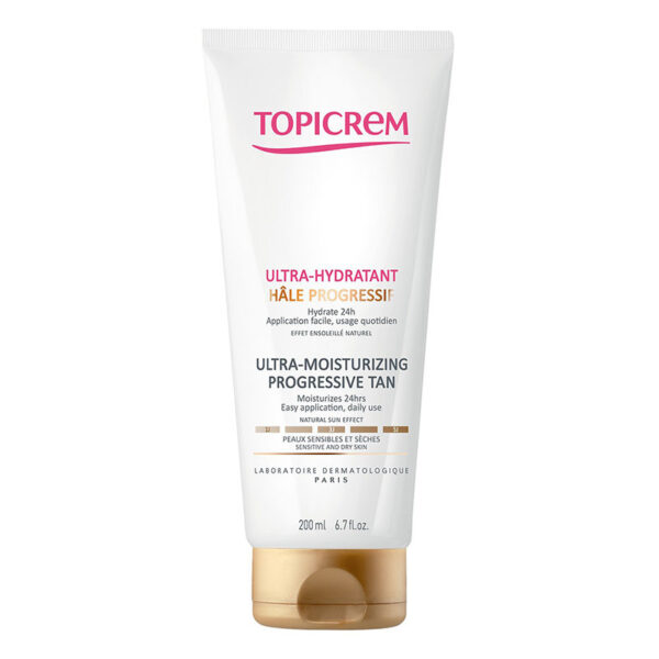 Topicrem Ultra-Hydraterende Geleidelijke Bruining Tube 200ml