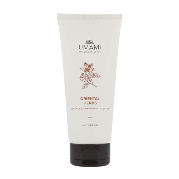 Umami Oriental Herbs Douchegel Piment & Sandelhout Tube 200ml