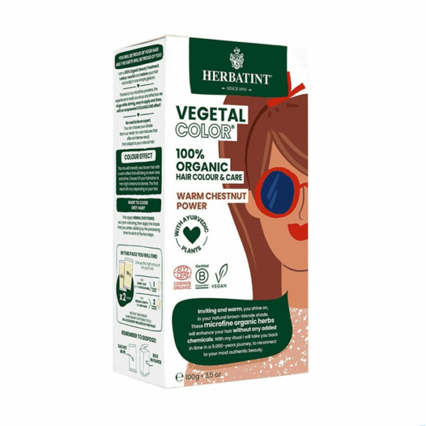 Herbatint Vegetal Color - Warm Chestnut Power - 100ml