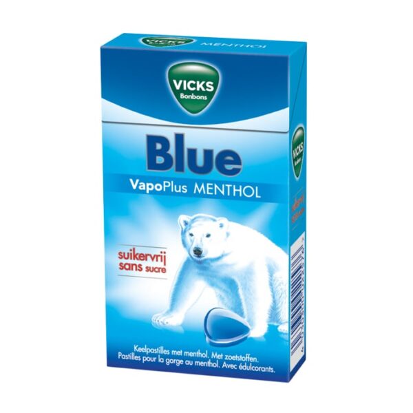 Vicks Blue Keelpastilles Menthol 40g
