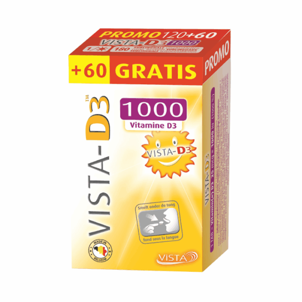 Vista-D3 1000 - PROMO 120+60 Tabletten GRATIS