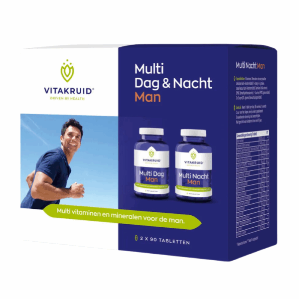 Vitakruid Multi Dag & Nacht Man - 2x90 Tabletten